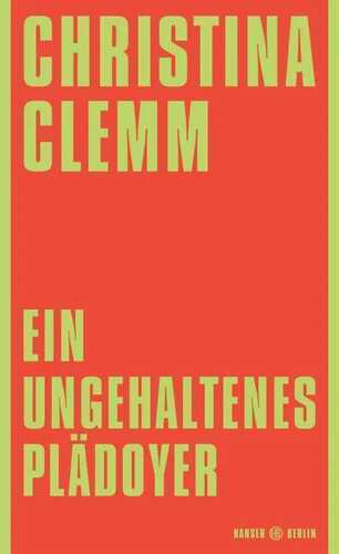 Ein ungehaltenes Plädoyer