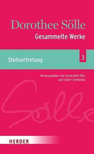 Gesammelte Werke Band 3: Stellvertretung