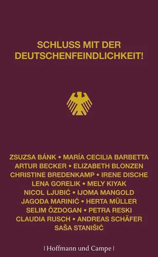 Schluss mit der Deutschenfeindlichkeit!