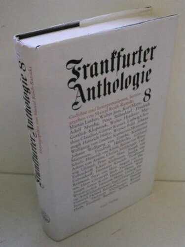 Frankfurter Anthologie. Gedichte und Interpretationen: Frankfurter Anthologie, Bd.8