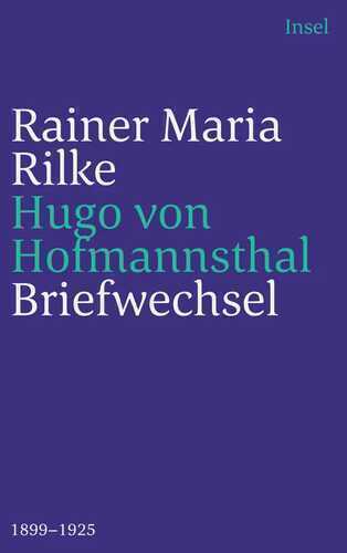 Briefwechsel 1899-1925