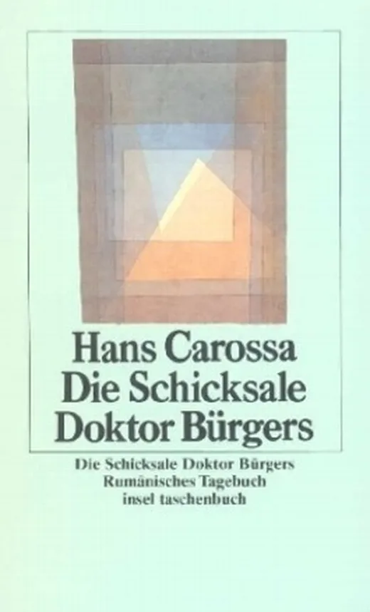 Die Schicksale Doktor Bürgers. Rumänisches Tagebuch