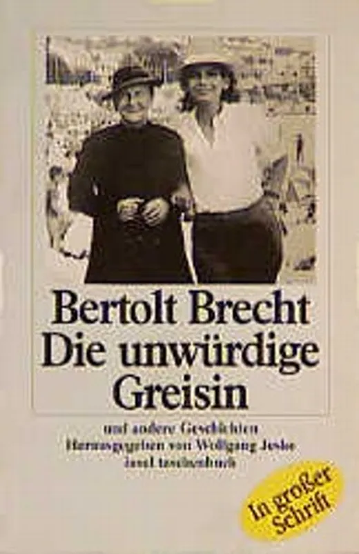 Die unwürdige Greisin und andere Geschichten, Großdruck
