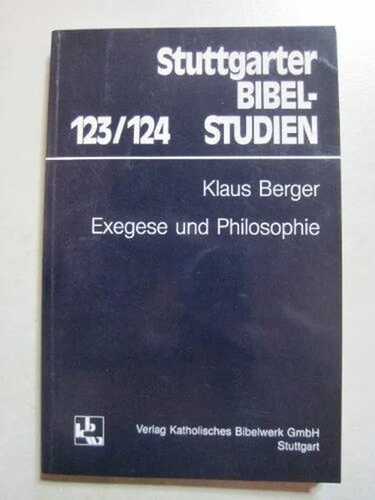 Exegese und Philosophie
