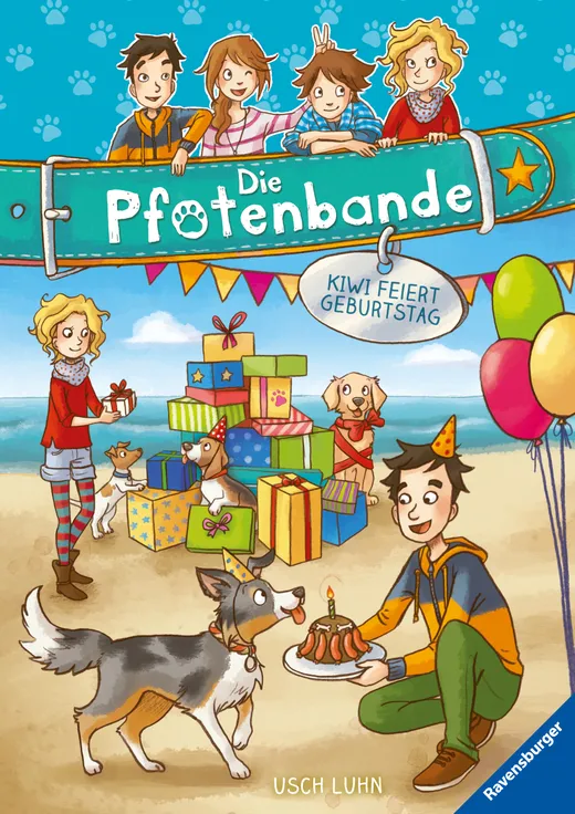 Die Pfotenbande, Band 3: Kiwi feiert Geburtstag