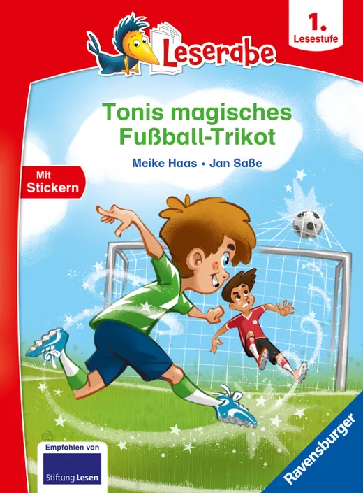 Leserabe 1. Lesestufe - Tonis magisches Fußball-Trikot