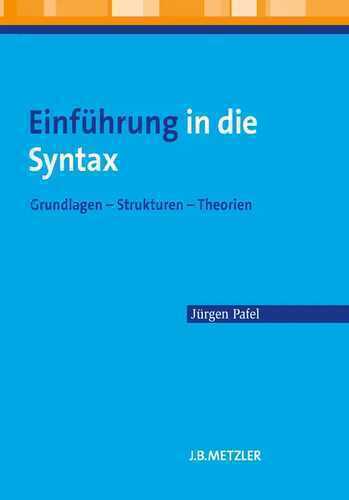 Einführung in die Syntax