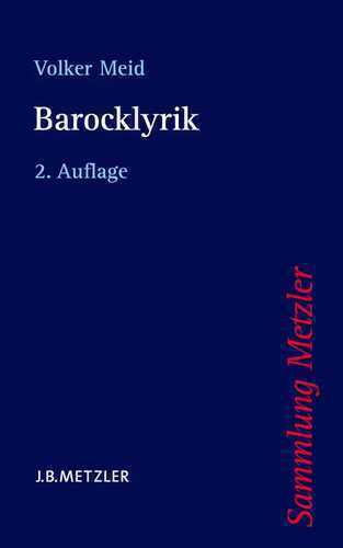 Barocklyrik — Volker Meid