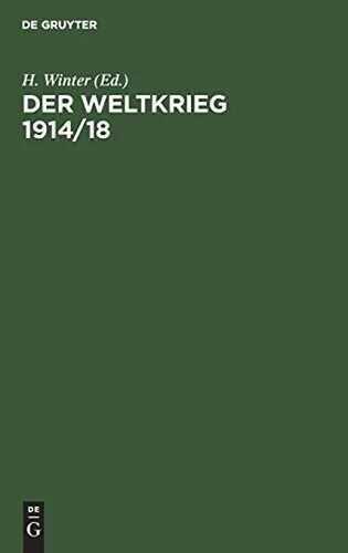 Der Weltkrieg 1914/18