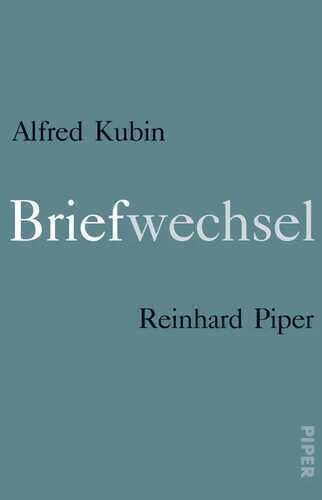 Briefwechsel — Alfred Kubin