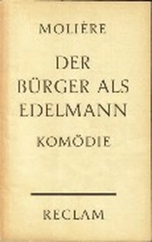 Der Bürger als Edelmann — Molière