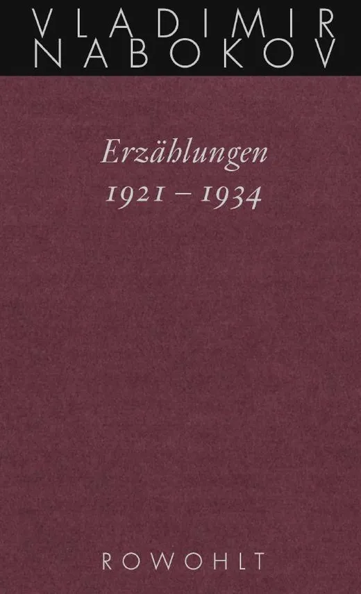 Erzählungen 1921 - 1934