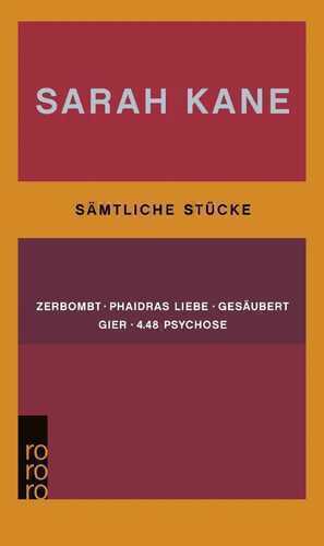 Sämtliche Stücke — Sarah Kane