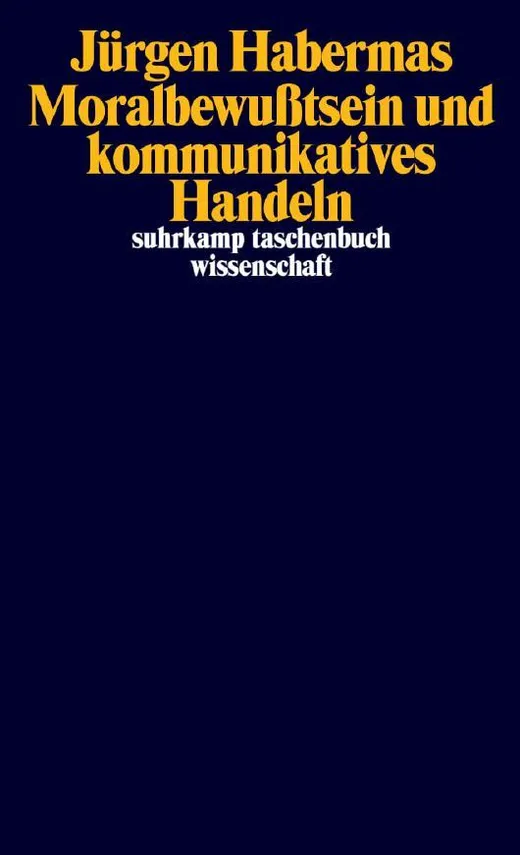 Moralbewußtsein und kommunikatives Handeln