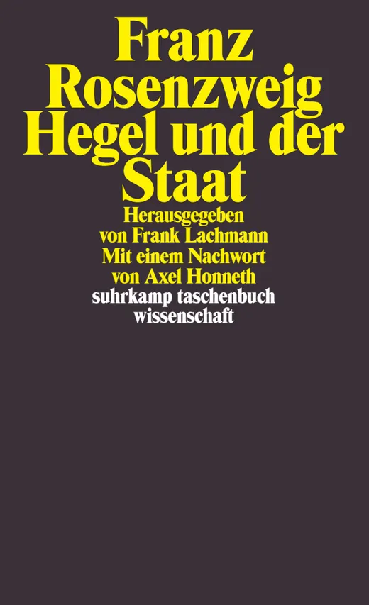 Hegel und der Staat