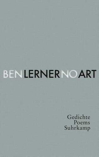 No Art — Ben Lerner