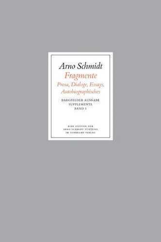 Bargfelder Ausgabe. Supplemente