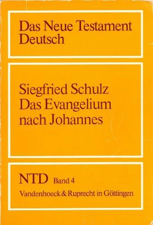 Das Evangelium nach Johannes