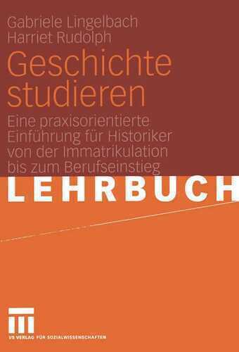 Geschichte studieren — Gabriele Lingelbach