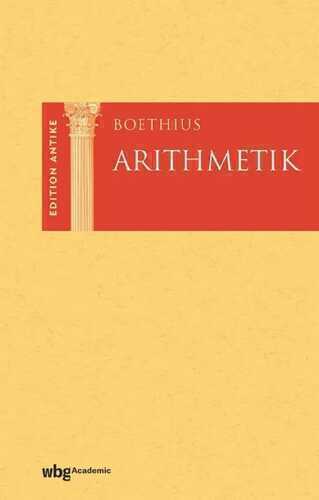 Arithmetik — Anicius Manlius Severinus Boethius