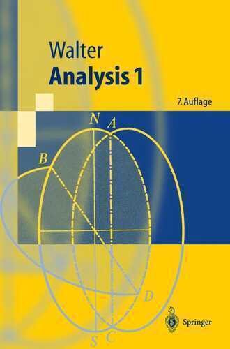 Analysis 1 — Wolfgang Walter
