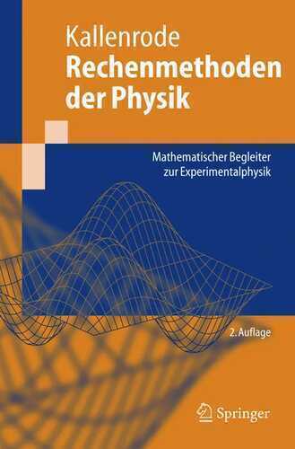 Rechenmethoden Der Physik — May-Britt Kallenrode