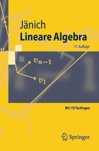 Lineare Algebra — Klaus Jänich