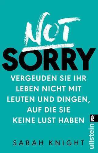 Not Sorry — Sarah Knight