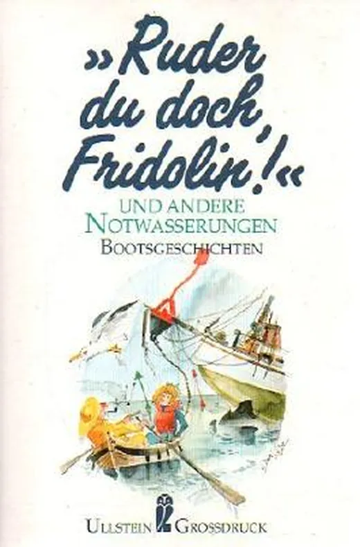 Ruder du doch, Fridolin und andere Notwasserungen. Großdruck. Bootsgeschichten.