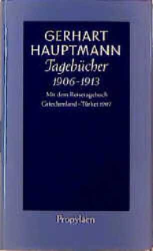 Tagebücher 1906 bis 1913