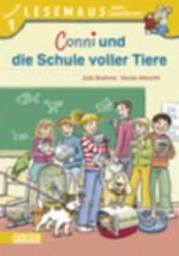 LESEMAUS zum Lesenlernen Stufe 1, Band 319: Conni und die Schule voller Tiere