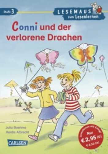 LESEMAUS zum Lesenlernen Stufe 3, Band 523: Conni und der verlorene Drachen
