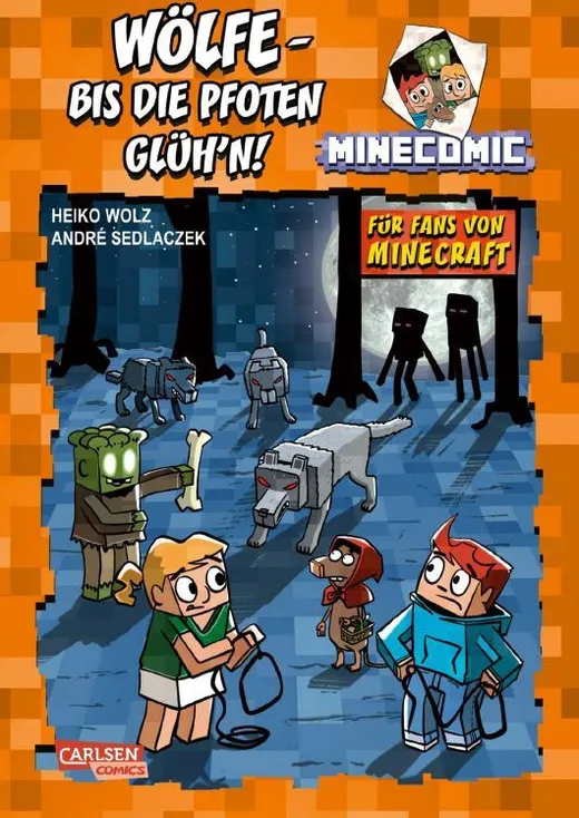 Wölfe – bis die Pfoten glüh'n! Für Fans von Minecraft
