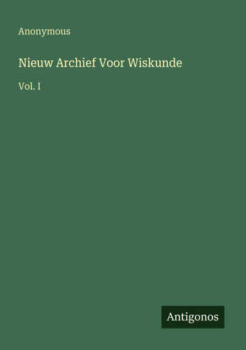 Nieuw Archief Voor Wiskunde