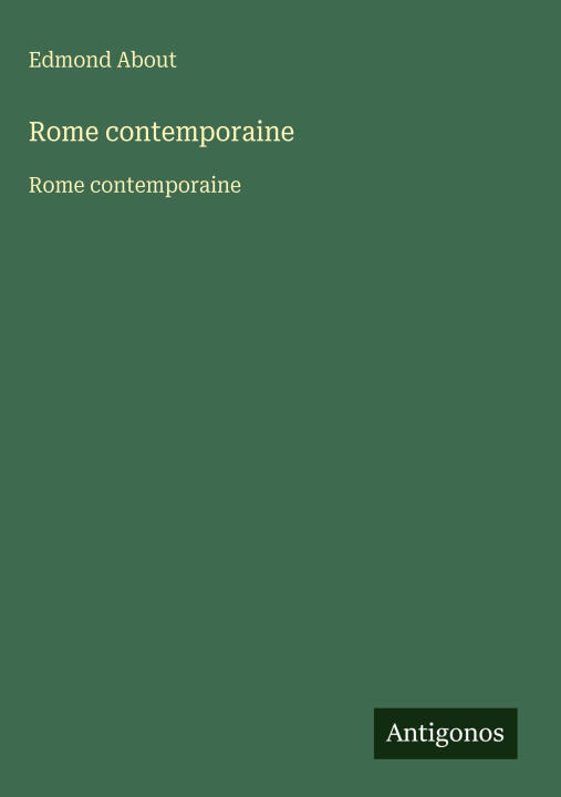 Rome contemporaine