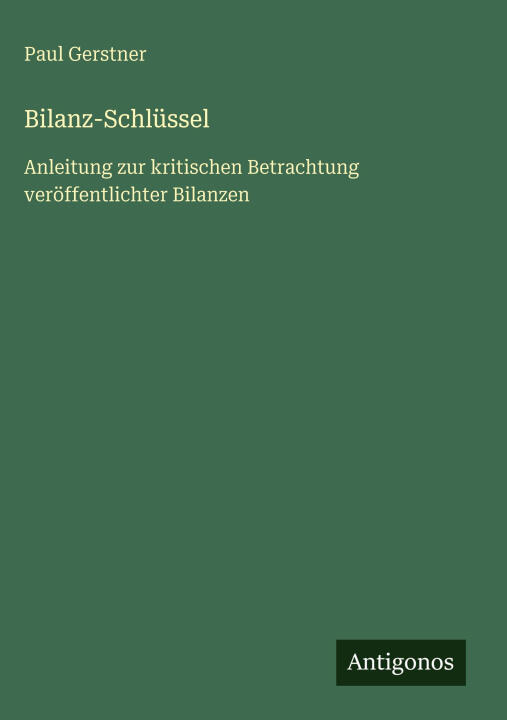 Bilanz-Schlüssel