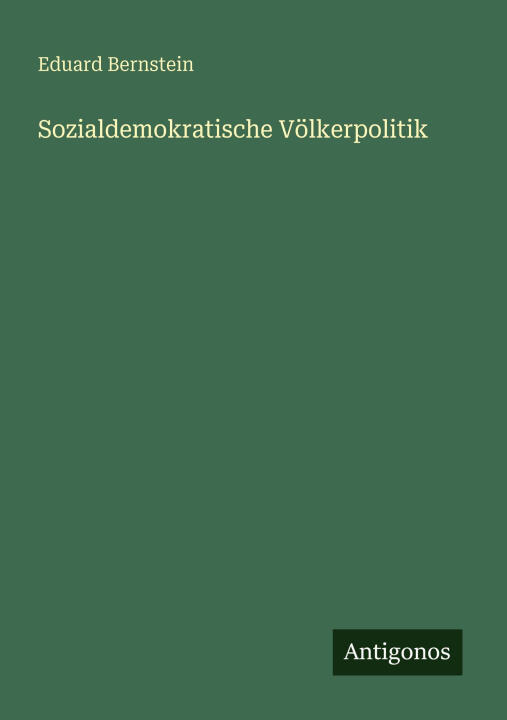 Sozialdemokratische Völkerpolitik