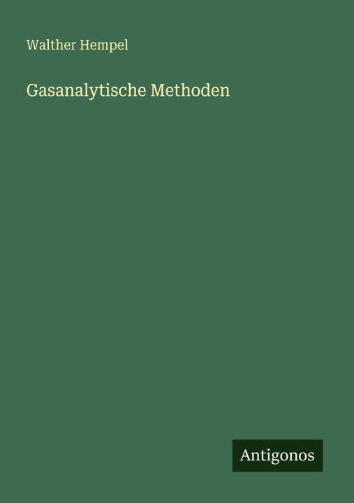 Gasanalytische Methoden