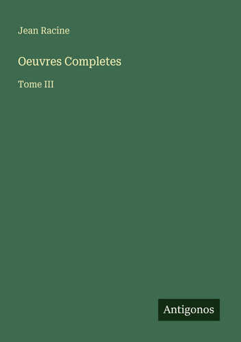 Oeuvres Completes