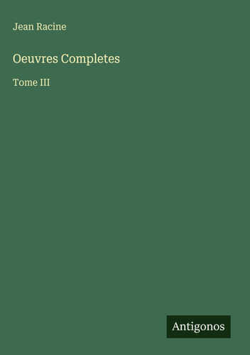 Oeuvres Completes