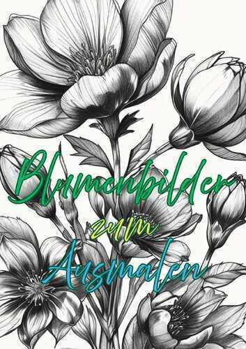 Blumen zum Ausmalen