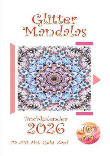 Glitter Mandalas Buchkalender 2026