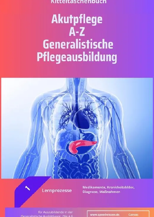 Pflegeausbildung mit Speedwissen / Kitteltaschenbuch Akutpflege für die Ausbildung (Din A 6)