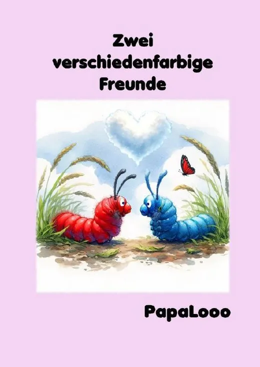 Zwei verschiedenfarbige Freunde