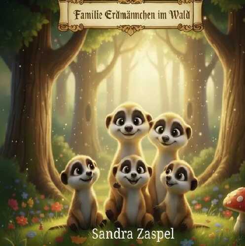 Familie Erdmännchen im Wald