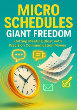 Micro Schedules, Giant Freedom
