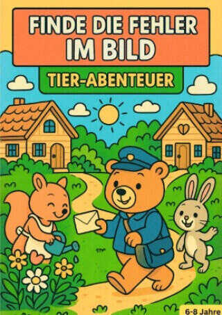 Finde die Fehler im Bild - Tier Abenteuer