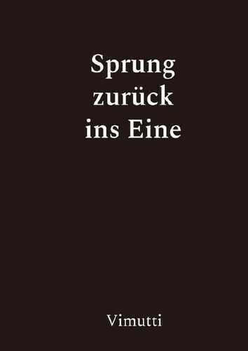Sprung zurück ins Eine