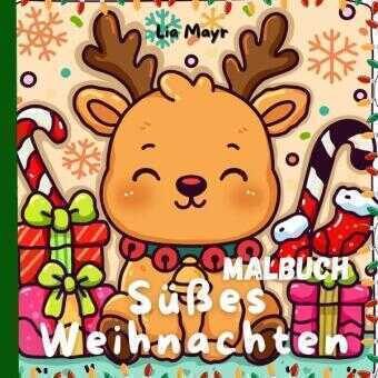 Süßes Weihnachten Malbuch