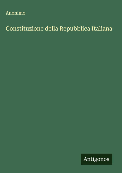 Constituzione della Repubblica Italiana